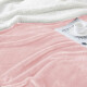 Frazada Manta Polar Termica Con Corderito 2 Plazas Rosa