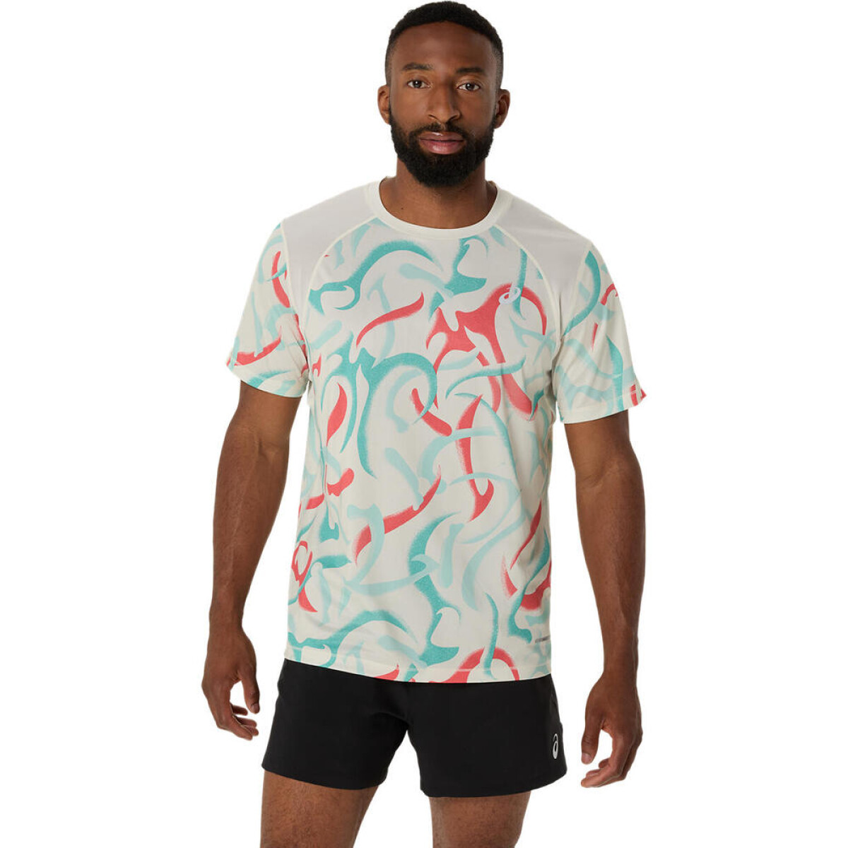 Road All Over Print Ss Top - Hombre 