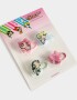 Rega Varios Silicona Set De Toppers Chicas Superpoderosas - Combinacion Multicolor