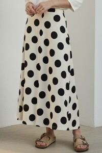 Falda Lunares Nácar