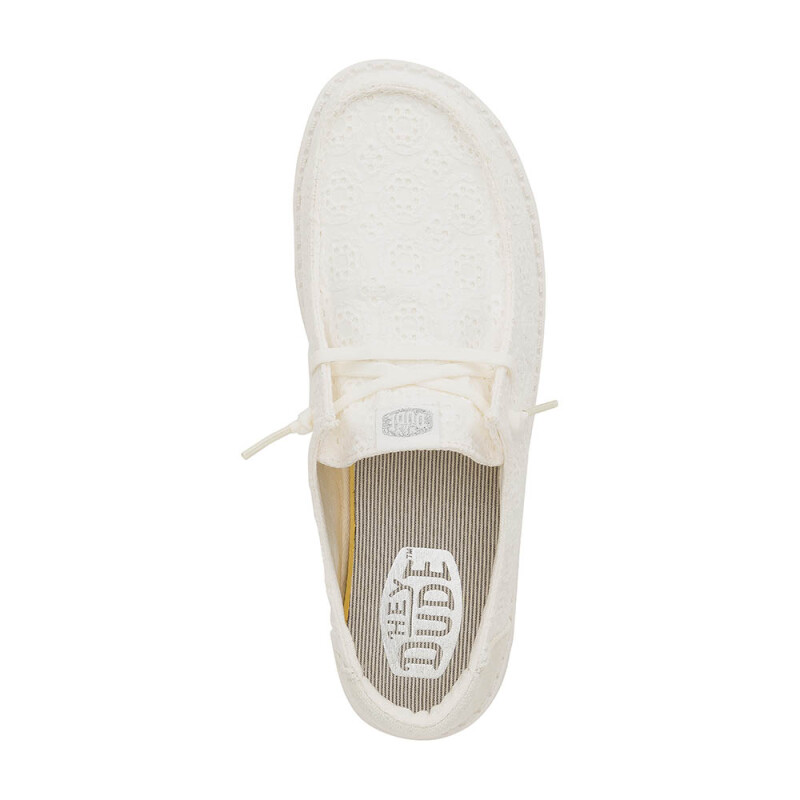 Wendy Eyelet Lace - Mujer White