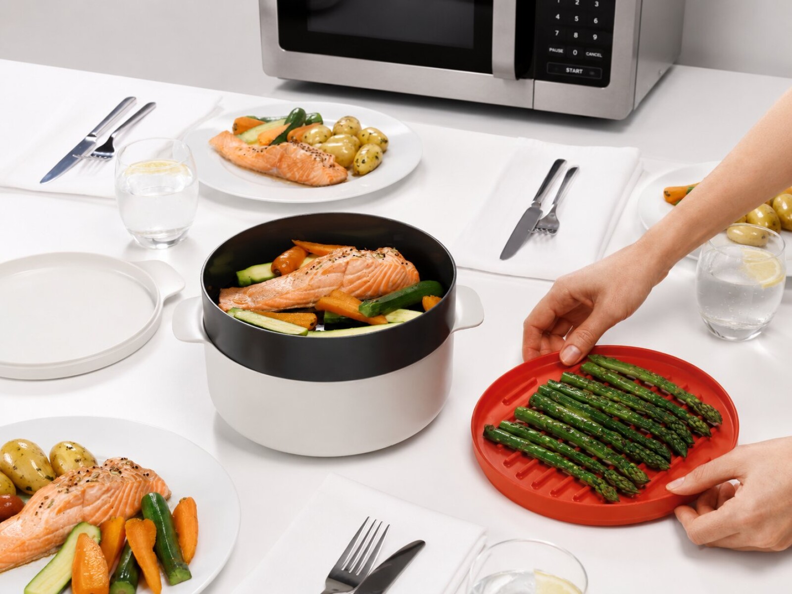 Set de Cocción para Microondas Joseph Joseph M-Cuisine™ 4 Piezas - Preventa 