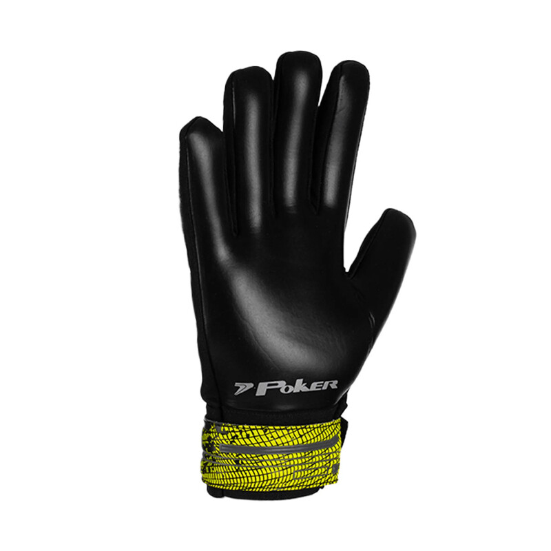 Guantes Golero Entrenamiento Poker Amarillo-negro