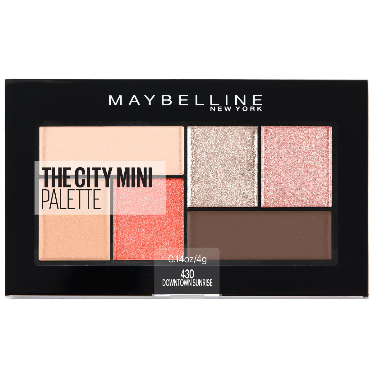 MAYBELLINE PALETA DE SOMBRAS THE CITY MINI 6 COLORES 