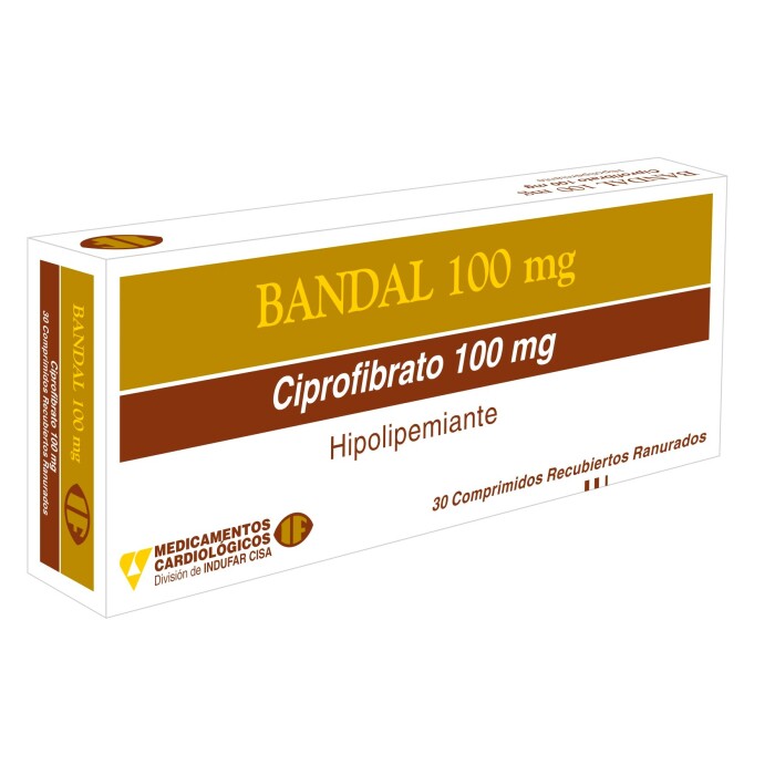 BANDAL 100 MG. CJ X 30 COMP. REC. única