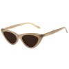 Lentes de Sol Chilli Beans Super Cat Beige Lentes de Sol Chilli Beans Super Cat Beige