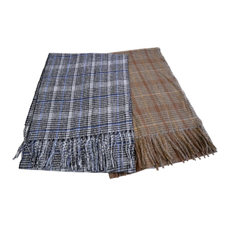 BUFANDA LANILLA HOMBRE CUADRILLE CHICO 180X33CM C/FLEC 126GR BUFANDA LANILLA HOMBRE CUADRILLE CHICO 180X33CM C/FLEC 126GR