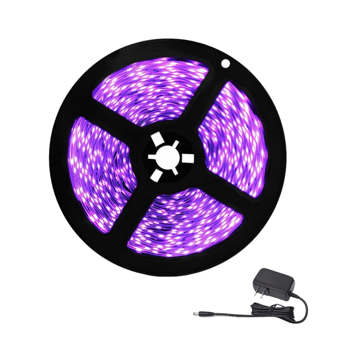 Tira LED flexible con USB color violeta 