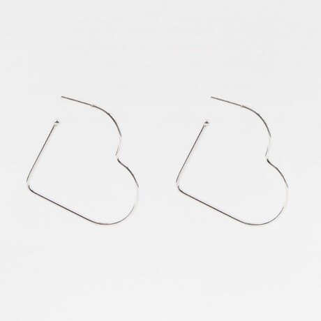 Aretes Corazón - Plata 925 Aretes Corazón - Plata 925