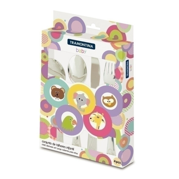 Juego para niños modelo BABY, 4 piezas -TRAMONTINA TF7524