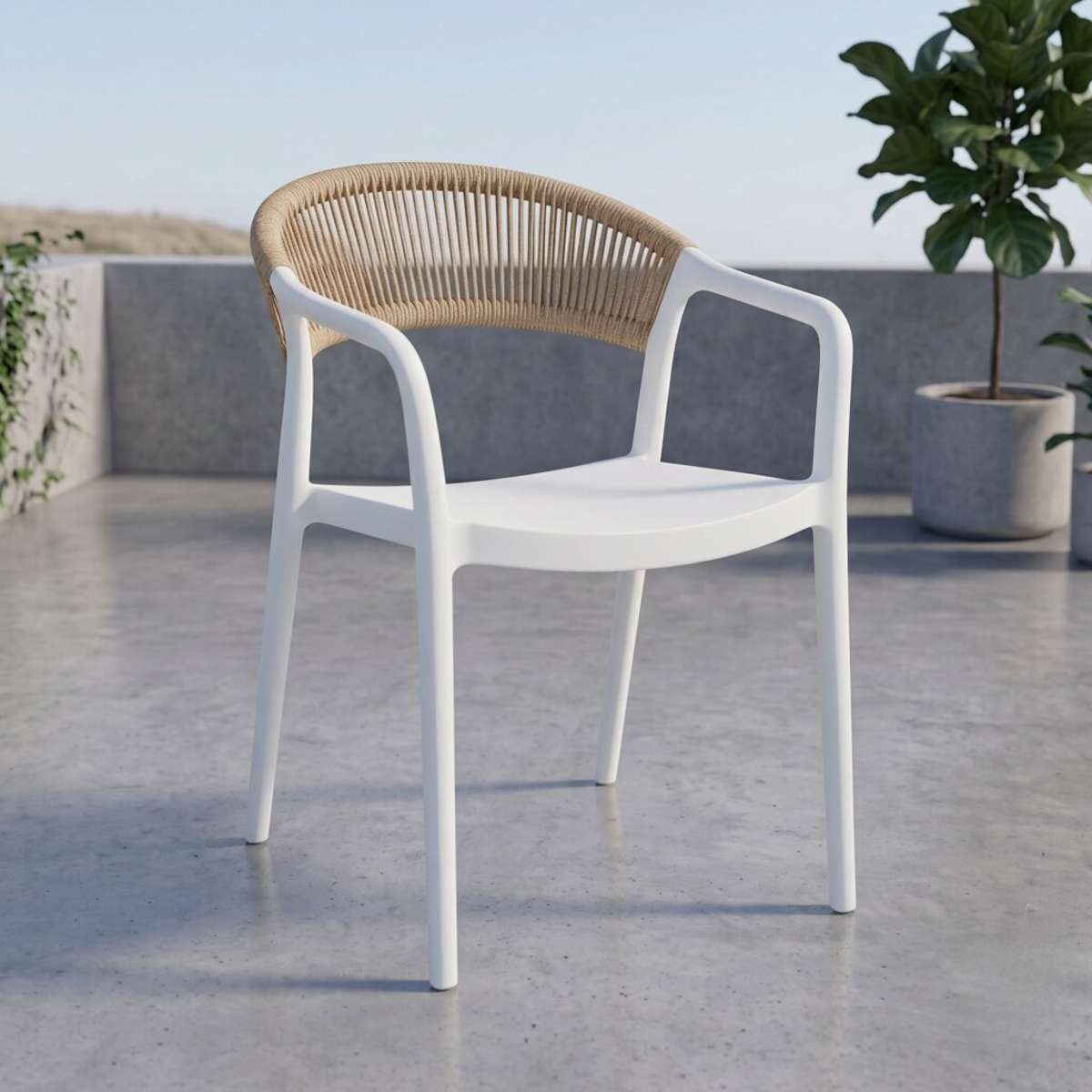 Silla de Jardi­n Valencia - Blanco 