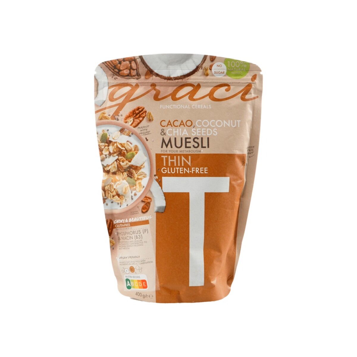 Muesli Thin Gluten Free 400 g Graci 