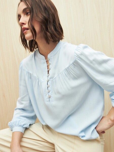 CAMISA ALLIE BRICK CELESTE