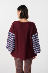 Sweater Wave Bordeaux