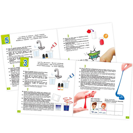 Juego De Mesa Mini Laboratorio Buki Para Hacer Slime Juego De Mesa Mini Laboratorio Buki Para Hacer Slime