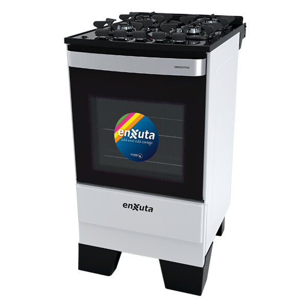 COCINA MULTIGAS BLANCA 4 QUEMADORES QUEEN Cocina Multigas Blanca 4 Quemadores Queen