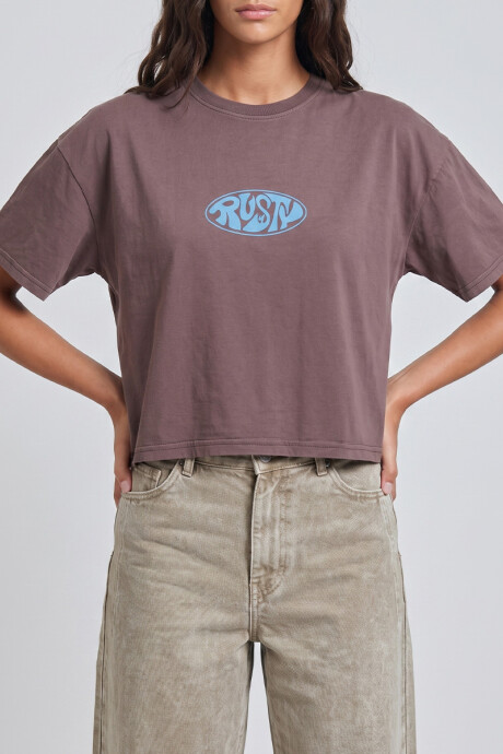 T-SHIRT ERIKA RUSTY Marrón