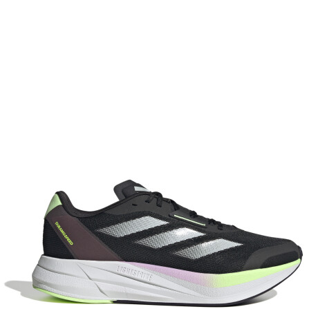 Championes de Hombre Adidas Duramo Speed Negro - Blanco - Verde Fluo