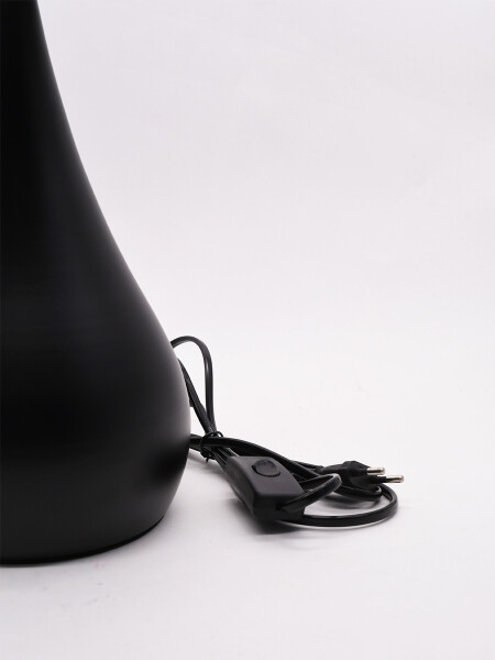 LAMPARA GOTA DE MESA NEGRO (V)