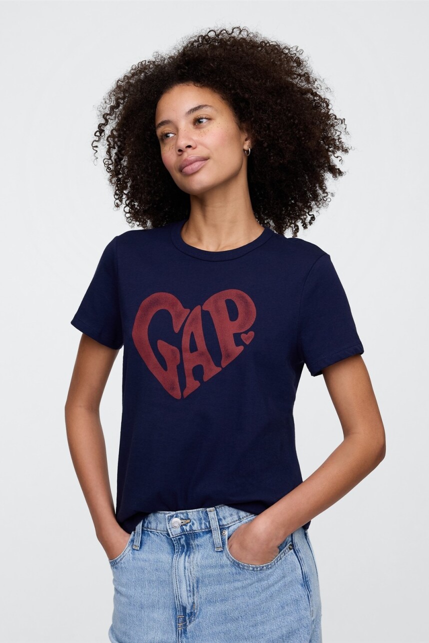 Remera Gráfico Mujer Navy Uniform