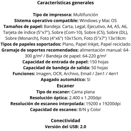 Impresora Brother multifuncion DCP-T230 V01