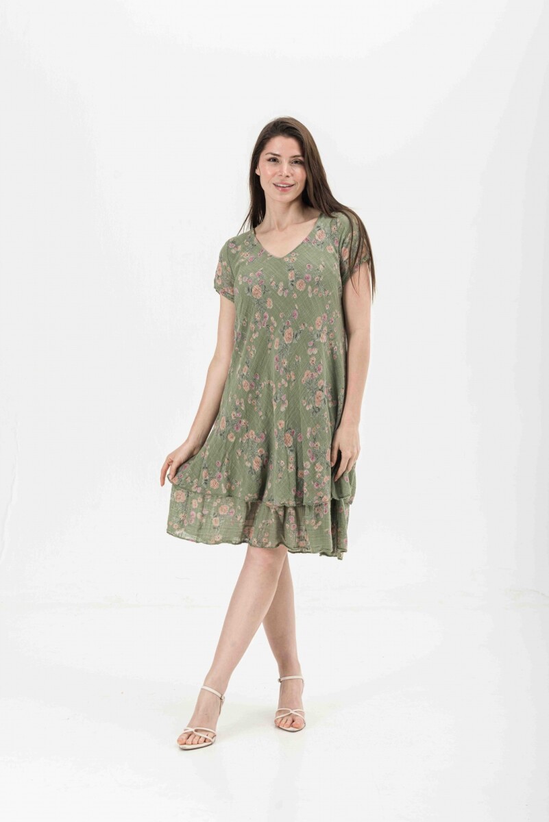 VESTIDO CAROLINE - VERDE 