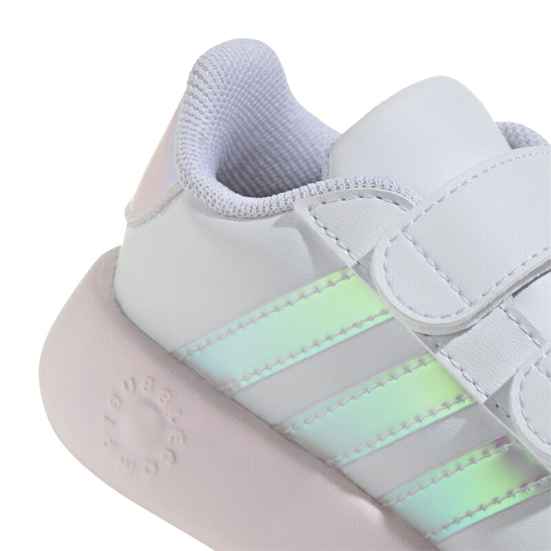 Championes Adidas Grand Court 2.0 Infant Femenino Blanco - Rosado Claro