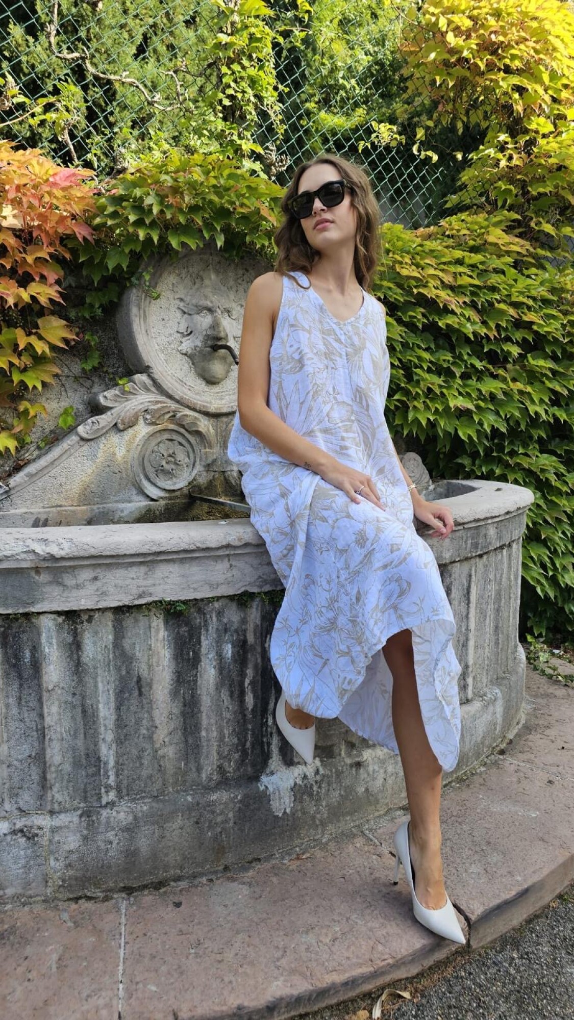 Vestido Salento Beige