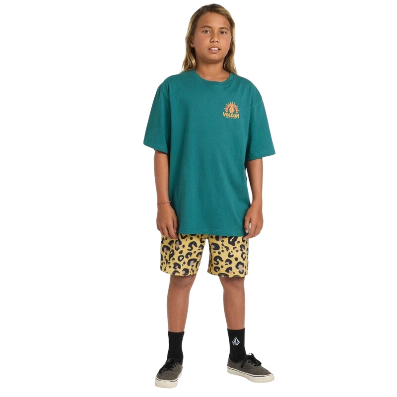 Remera Volcom ABG SOLSTICE BSC SST Niño - Verde Remera Volcom ABG SOLSTICE BSC SST Niño - Verde