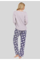 PIJAMA EN FLEECE GRIS