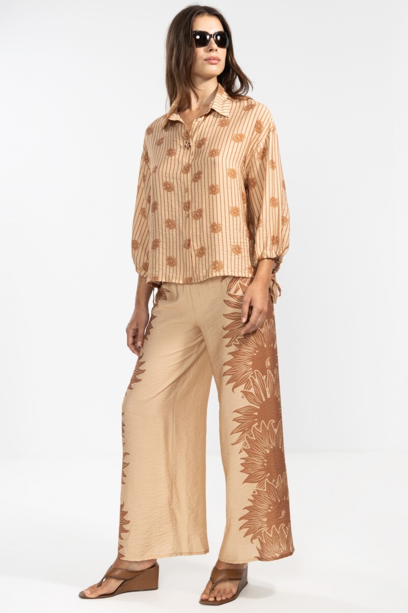FLO SHIRT Bloomline Camel