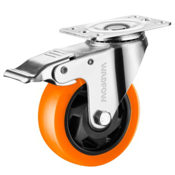 RUEDA GIRATORIA C FRENO 4 PULG CARGA 130KG WADFOW WJL2343 RUEDA GIRATORIA C FRENO 4 PULG CARGA 130KG WADFOW WJL2343