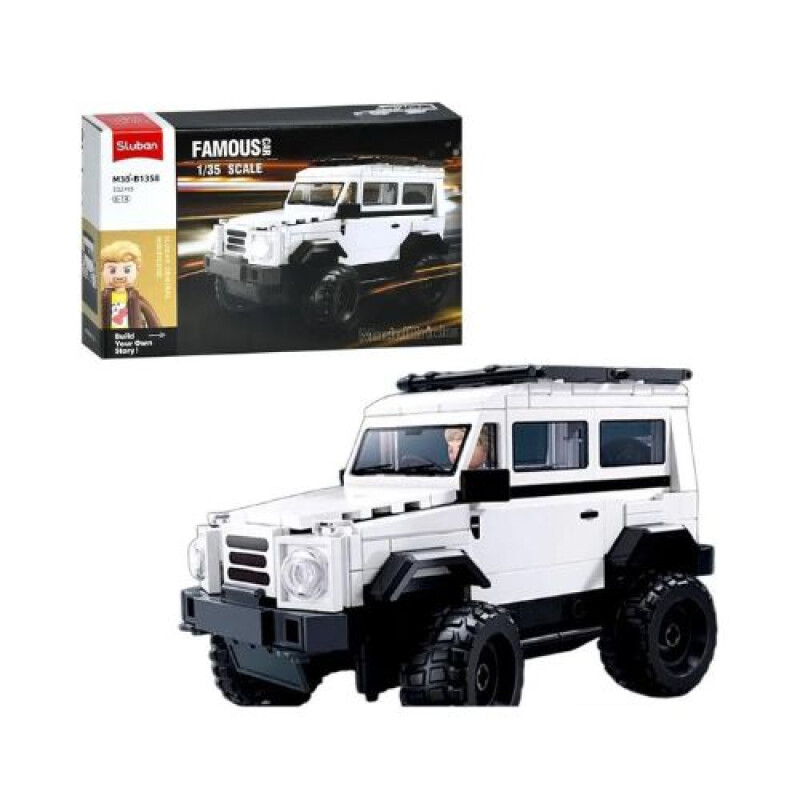 Sluban ModelBricks Famous Car - Todoterreno Blanco Sluban Modelbricks Famous Car - Todoterreno Blanco