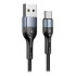 Set Cable X5 De Datos Usams Usb A Tipo C 1m Forrado Estuche Set Cable X5 De Datos Usams Usb A Tipo C 1m Forrado Estuche