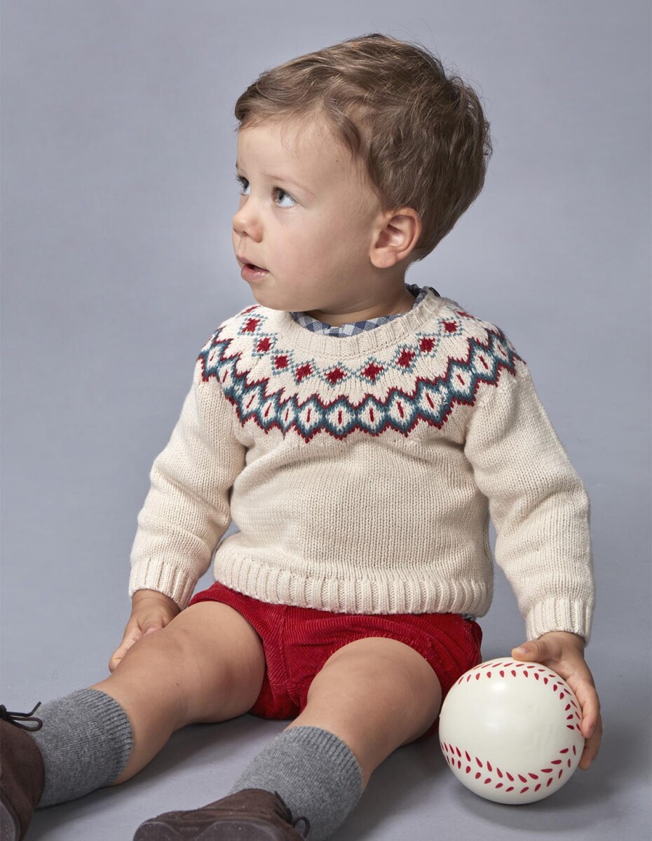 Jersey Con Greca - Piedra 