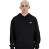 Canguro de Hombre New Balance Small Logo French Terry Hoodie Negro