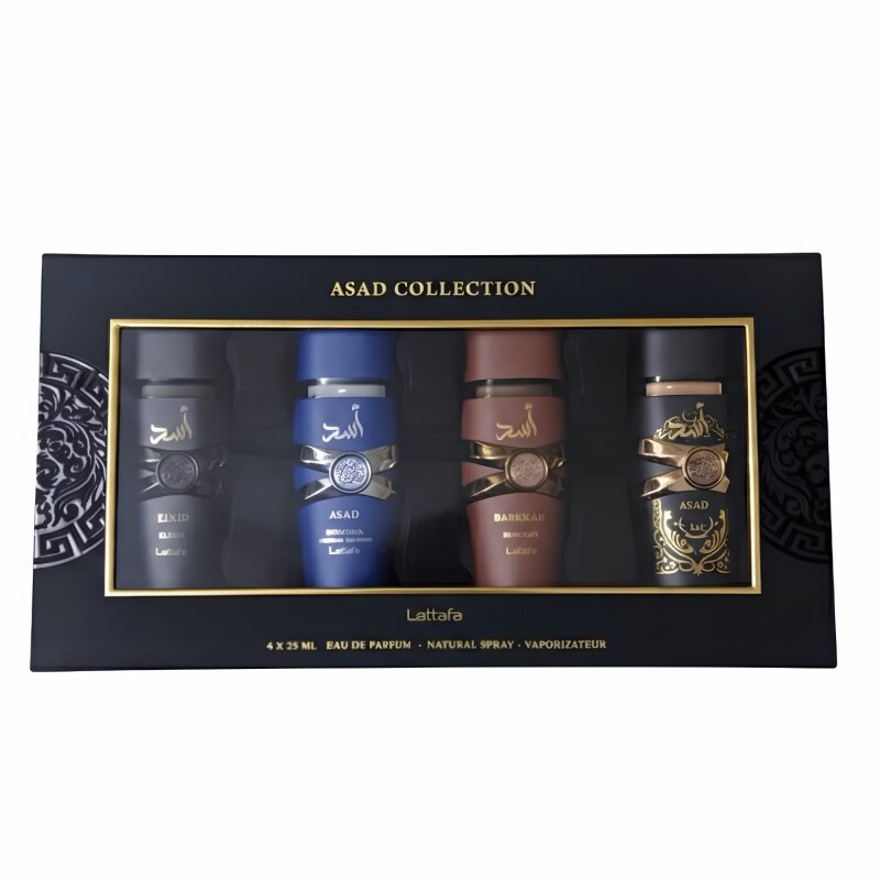 Set de Perfumes Lattafa Colección Asad 4x25ml Set de Perfumes Lattafa Colección Asad 4x25ml