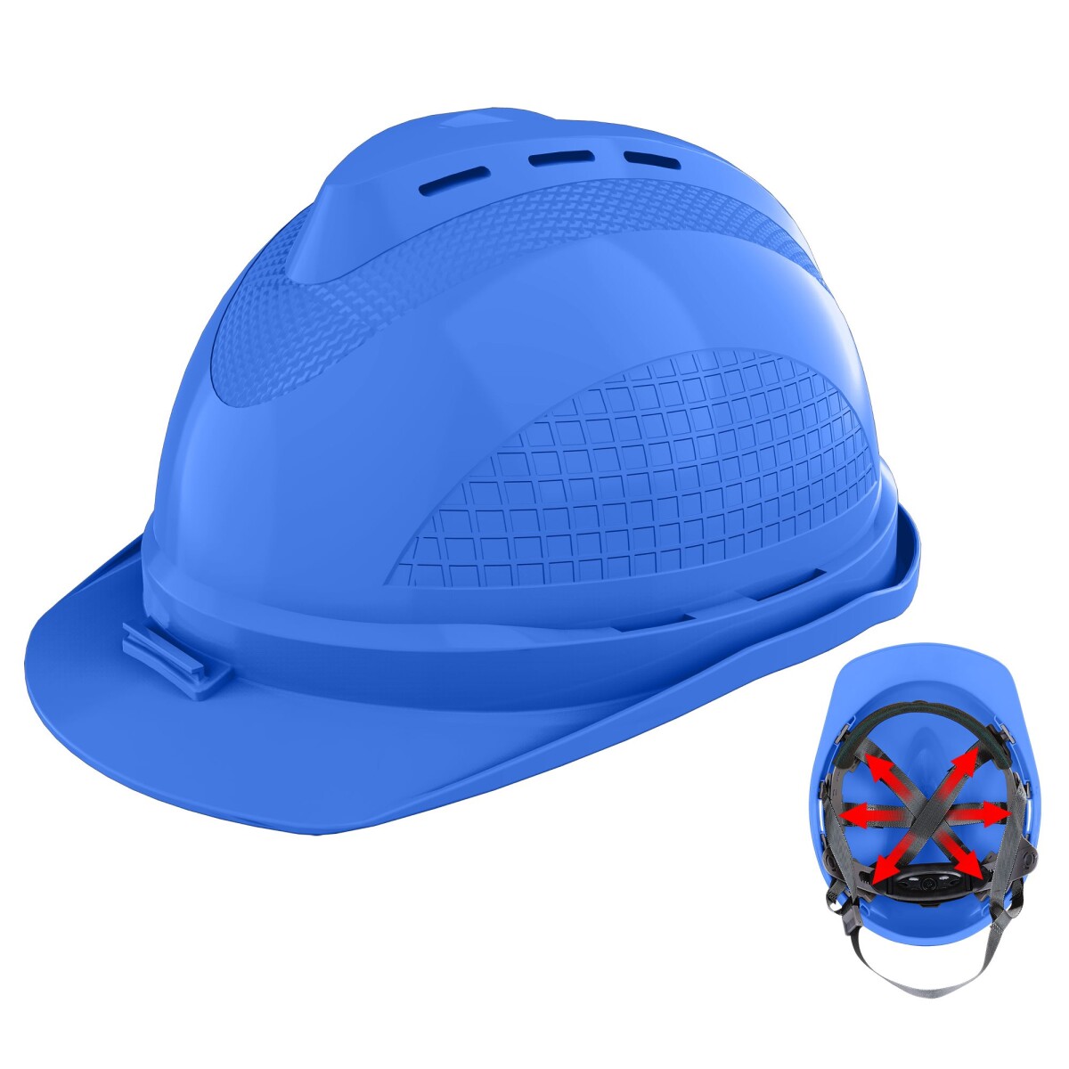 Casco De Seguridad Azul 