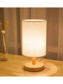 LAMPARA DE MESA MADERA