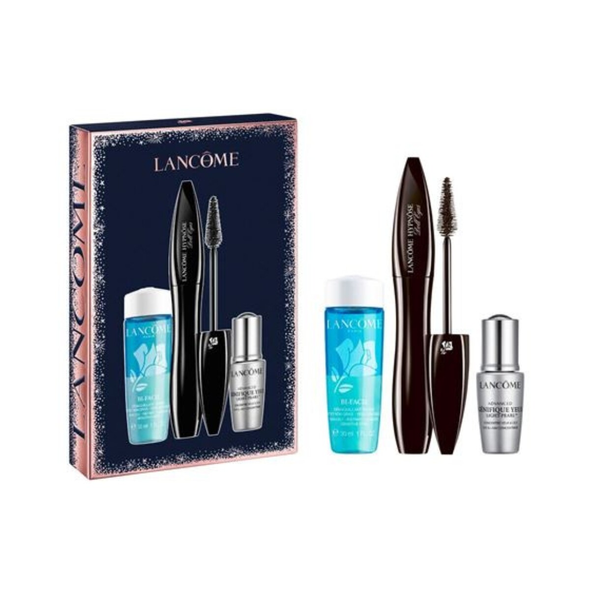 Set Lancome Hypnose Máscara de Pestañas Desmaquillante DAMA 