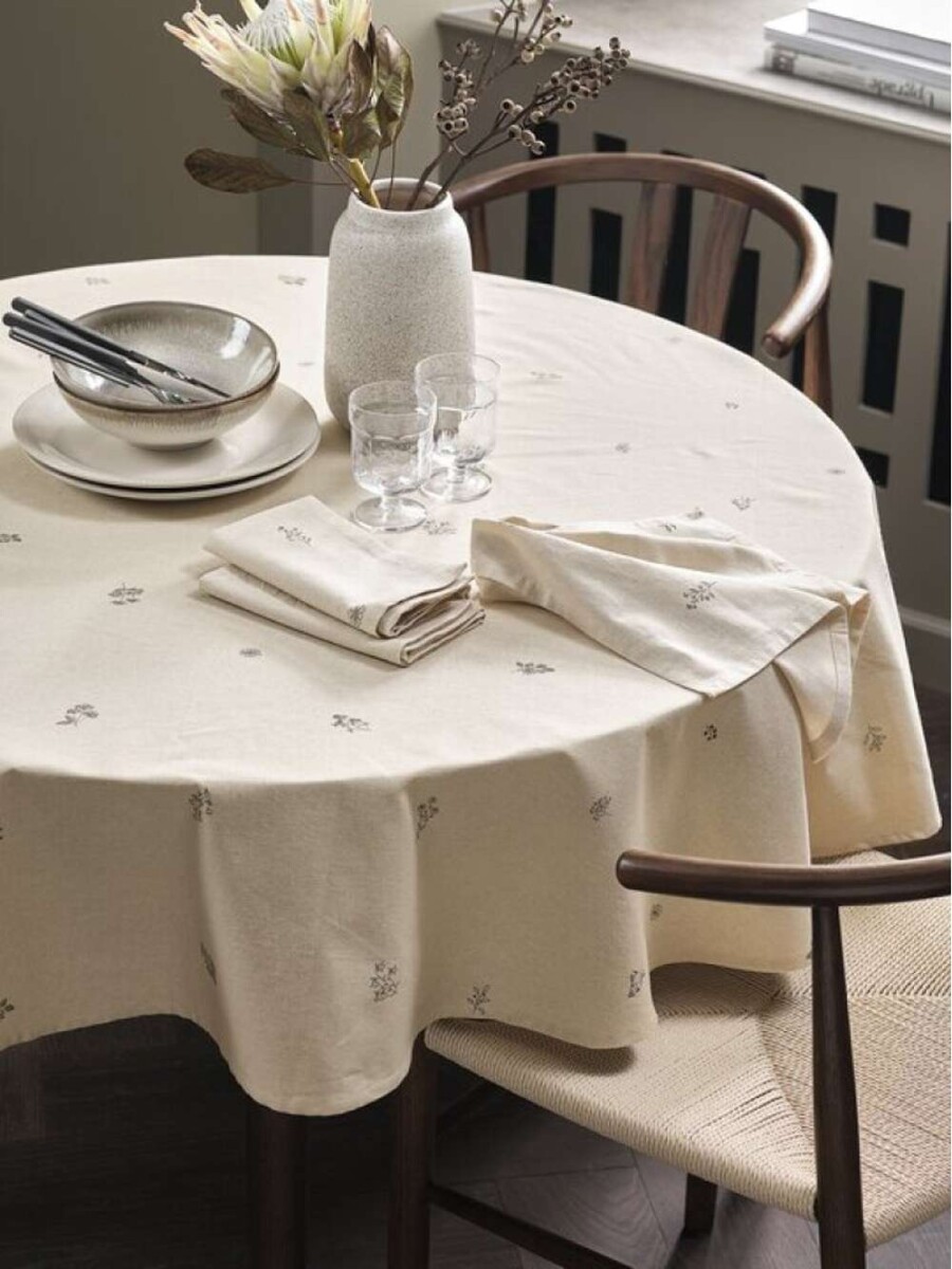 Mantel ENGFIOL Ø160 beige/gris - peso: 0.08 
