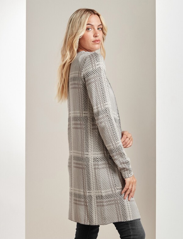 Cardigan Printed MULTI/GRIS