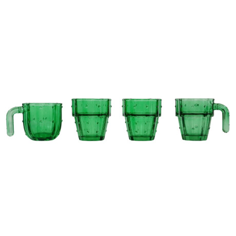 Set de 4 tazas apilables cactus Set de 4 tazas apilables cactus