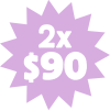2x$90