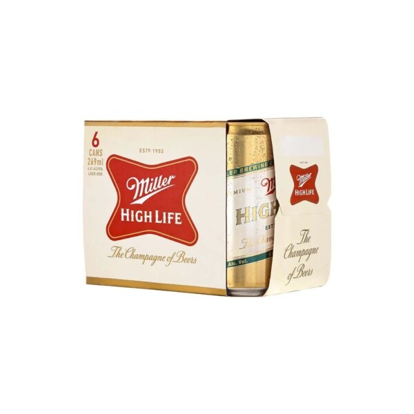 6 Miller High Life 269ml 6 Miller High Life 269ml