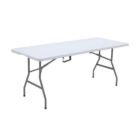 MESA PLEGABLE PORTATIL VALIJA 180X74 BLANCA Mesa Plegable Portatil Valija 180x74 Blanca