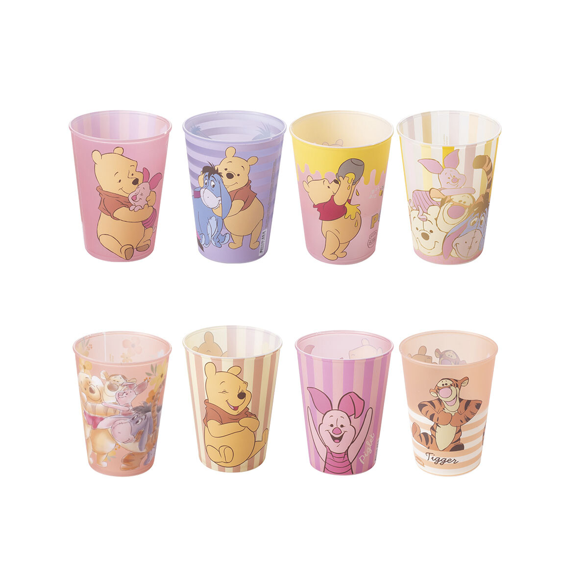 Vaso Plástico Winnie Pooh Diseños Surtidos 320ML 
