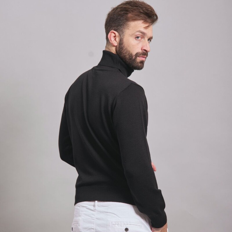 POLERA ROMA NEGRO