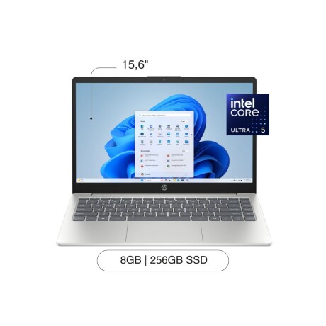 Notebook HP 14-HC0037NR 14' FHD 256GB / 8GB RAM Intel Core Ultra 5 225U - Silver Notebook HP 14-HC0037NR 14' FHD 256GB / 8GB RAM Intel Core Ultra 5 225U - Silver