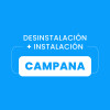 Desinstalación + Instalación de Campana Desinstalación + Instalación de Campana
